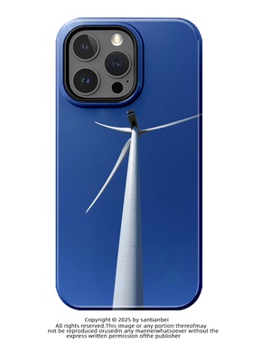 白色风车适用iPhone17PROMAX设计15简约14小众艺术13苹果16PROMAX亮面二合一菲林手机壳适用华为小米OPPOVIVO