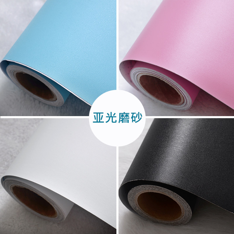 灰色pvc波音软片寝室防水墙纸