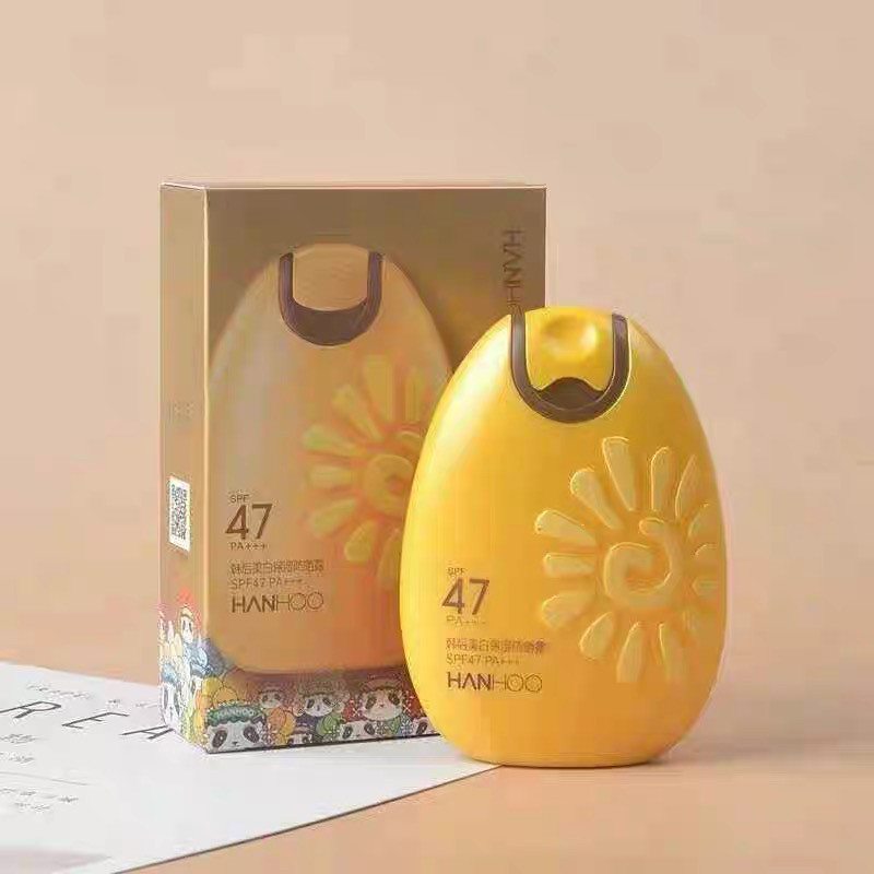 韩后太阳蛋水润清透防晒霜SPF47隔离紫外线防晒补水官方正品50g