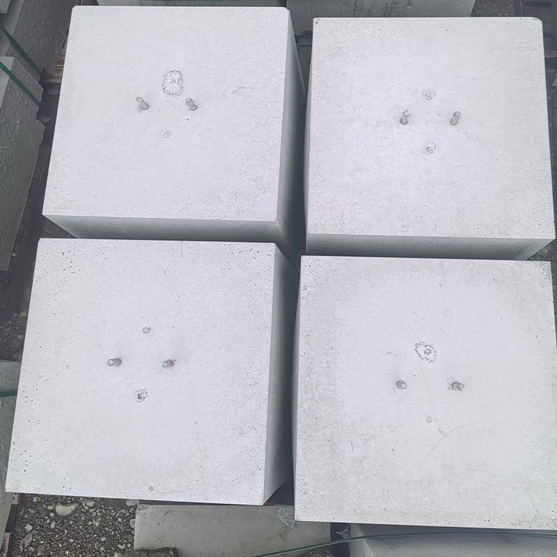 江苏制作太阳能圆形光伏墩预制实心方形水泥墩屋顶光伏基础配重块