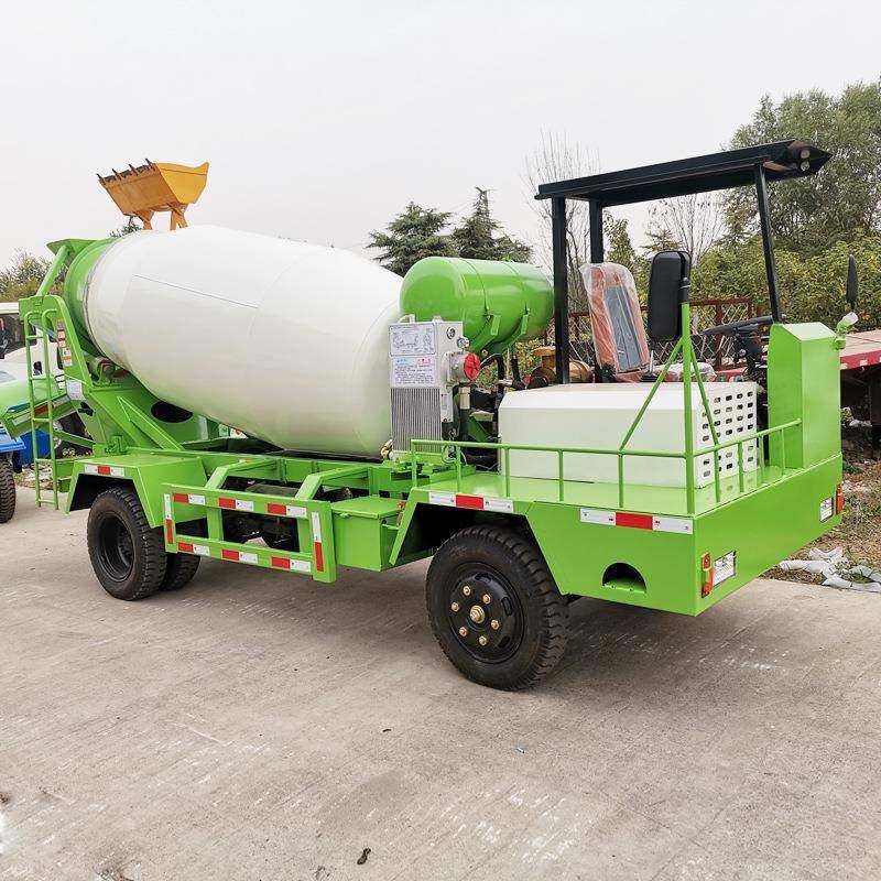 两头开水泥搅拌车铁道轨道用商混运输车矿用四不像混凝土搅拌车