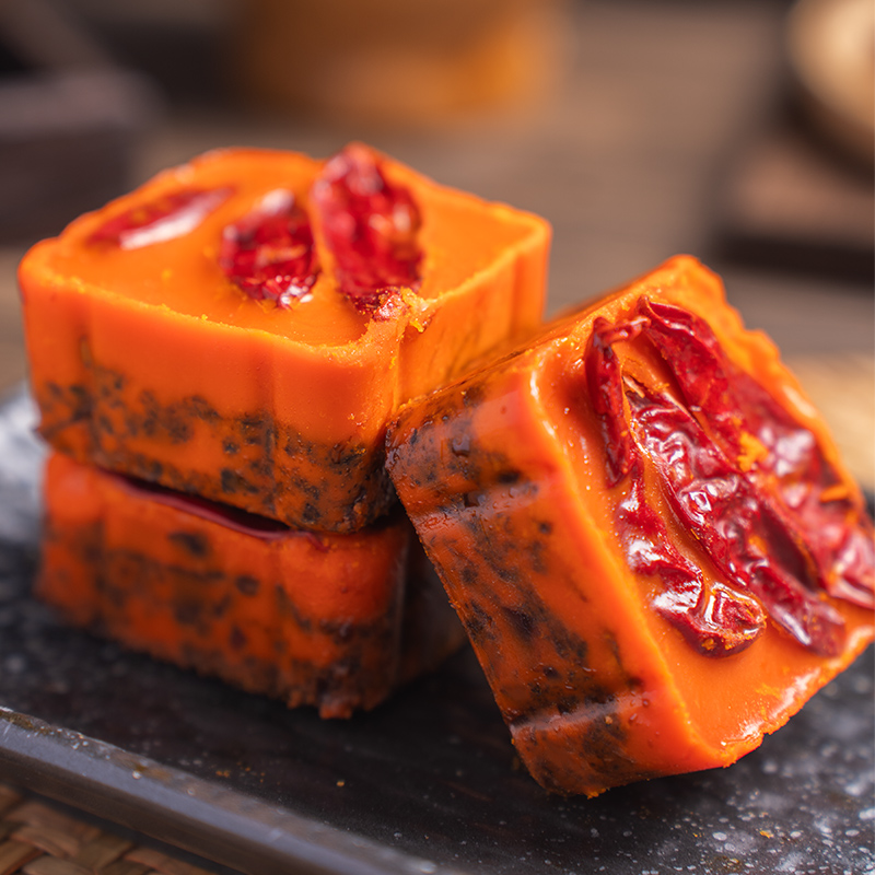 燕州火锅底料80g小方块零添加小包麻辣重庆冒菜调料旋转火锅边炉