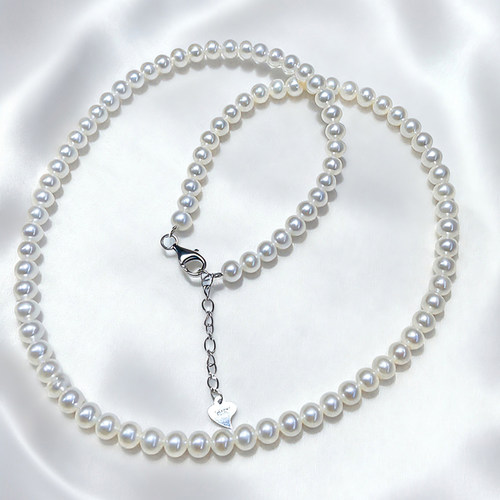 天然淡水小米珠项链女天花板品质