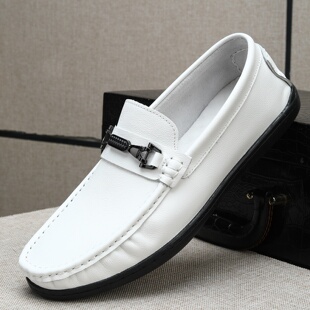 透气舒适套脚男鞋 2026春夏新款 豆豆鞋 全套包上线软皮软底男式