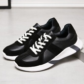 绑带舒适保暖男鞋 2025秋冬新款 运动休闲皮鞋 加厚轻底真皮男士