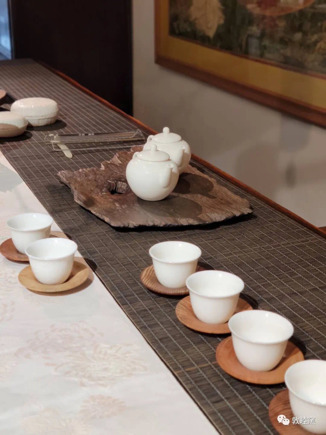 正品敦睦窑台湾早期林敦睦先生雕刻松竹梅岁寒三友茶壶