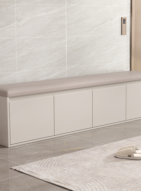 换鞋凳门口鞋柜家用坐凳一体入户穿鞋凳进门凳可坐实木鞋架长条凳