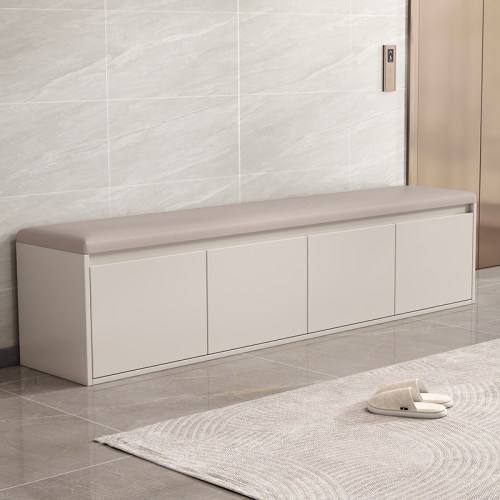 换鞋凳门口鞋柜家用坐凳一体入户穿鞋凳进门凳可坐实木鞋架长条凳