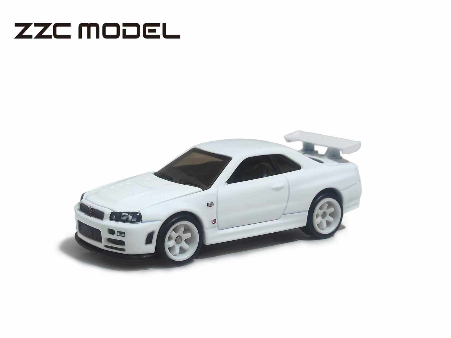 ZZC 1/64掌中车尼桑GTR R34全合金玩具汽车模型