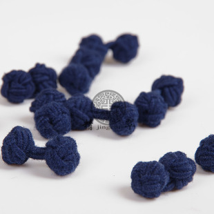 弹力球纽扣 盘扣 可定制 双色结袖 供应单色球形盘扣