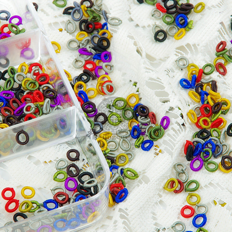 小号中国结配件圈菠萝结纽扣手链吊坠饰品中国结线材DIY手工多色