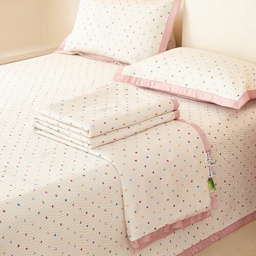 A类莫代尔双面天丝床盖