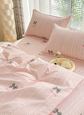 2025新款全棉13070夹棉绗缝床盖可铺可盖可机洗水洗平整吸湿透气