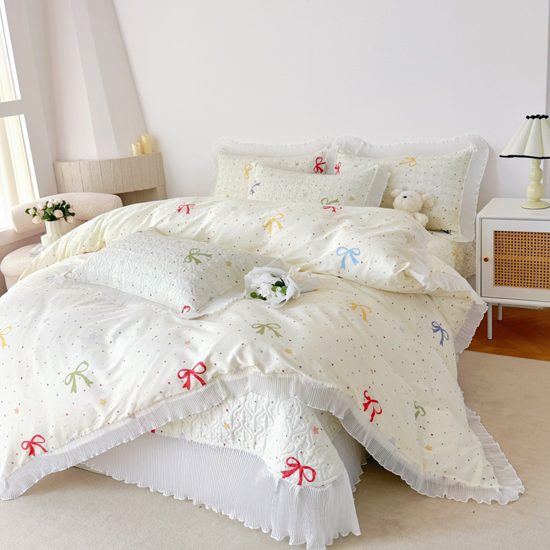 全棉床蓋四件套不滑床