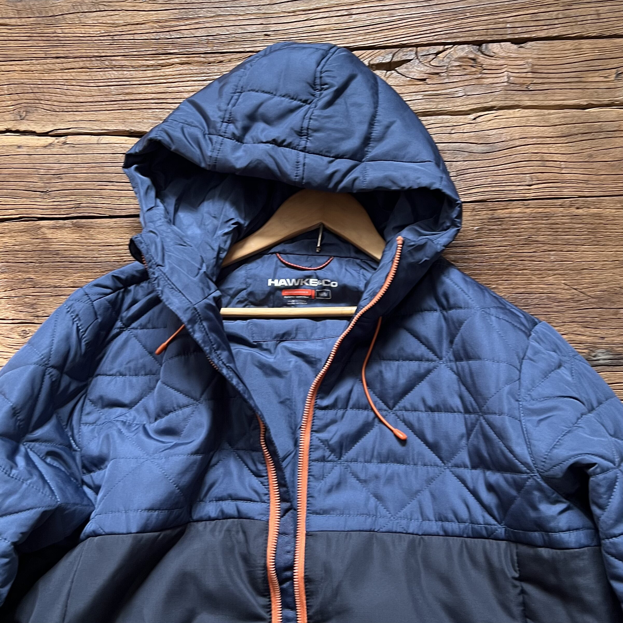 （专柜150$美元）HAWKE美单轻便户外连帽棉服