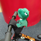 儿童平衡车护胸把立保护套公仔装 饰玩偶适用kokua车把手护具配件