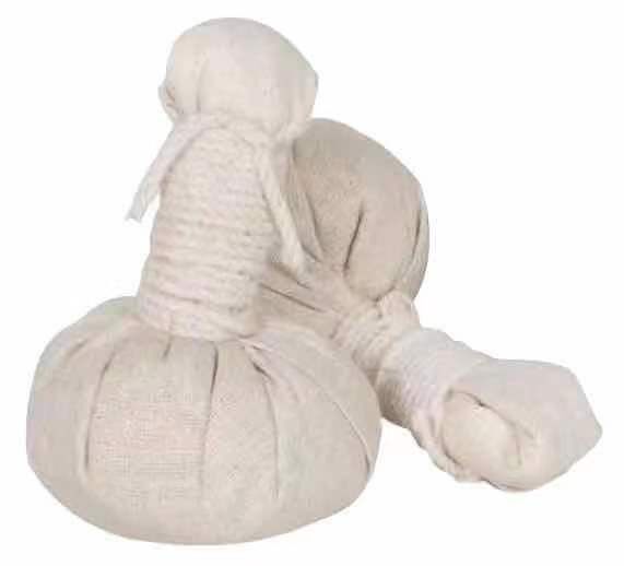 印度南部阿育吠陀手工亚麻包按摩锤POTLI单只150g 拍五只免邮