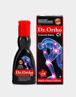 印度阿育吠陀Dr. Ortho Ayurvedic 颈椎膝盖腰腿按摩油 60ml植物