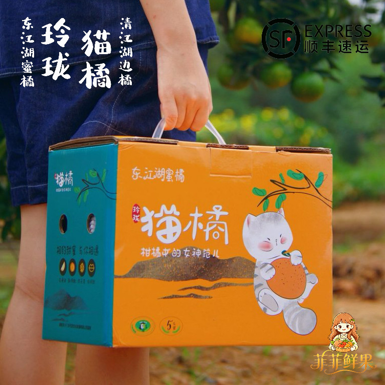 玲珑猫橘湖南东江湖蜜橘清江湖边高品质桔子新鲜嫩甜多汁化渣礼盒