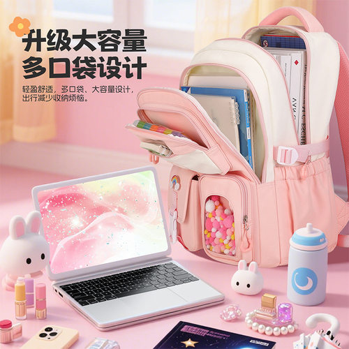跨境新款初高中学生书包大容量轻
