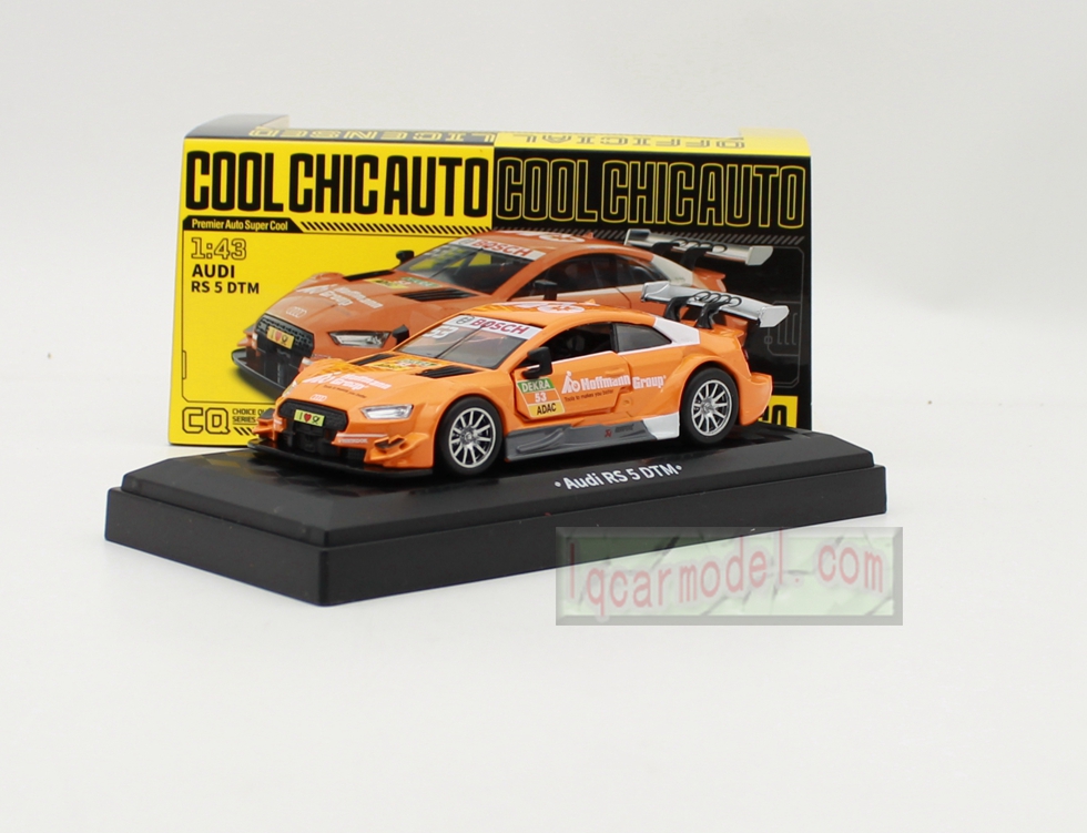 1:43 CCA奥迪AUDI RS5#53合金回力玩具车模