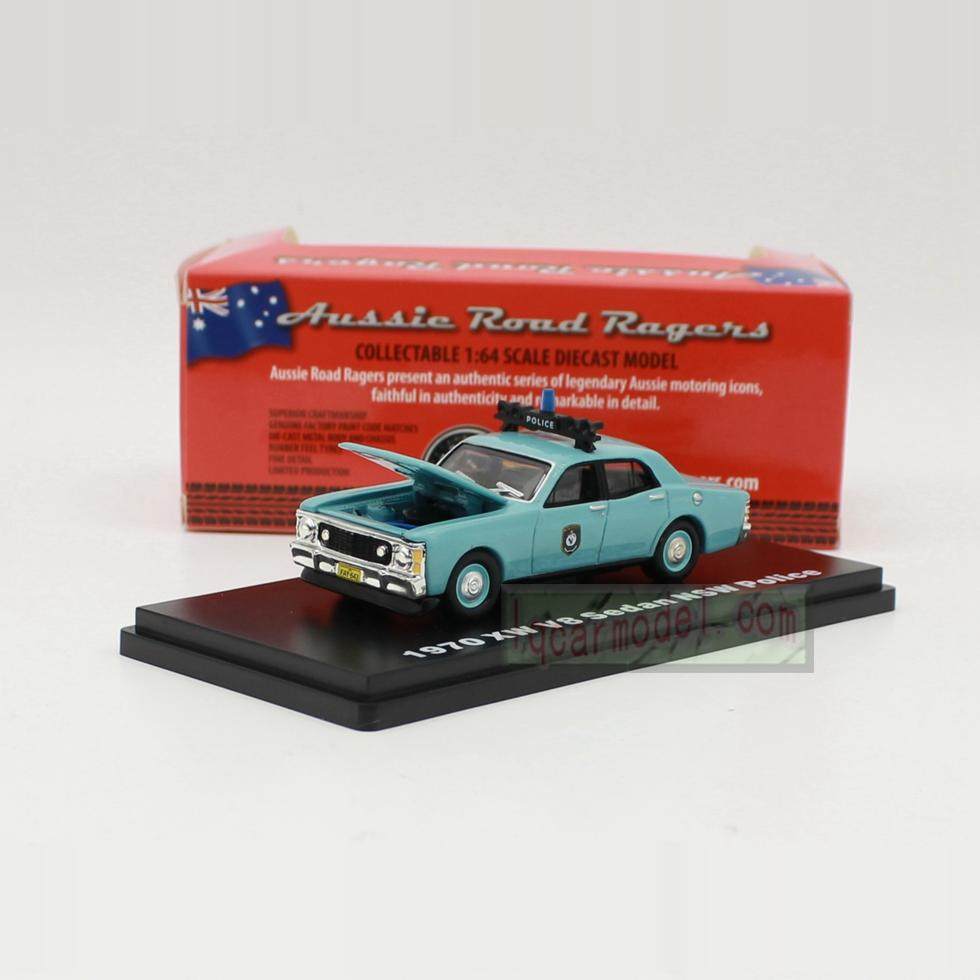 1/64 1970福特Ford猎鹰XW V8澳大利亚警车合金汽车模型