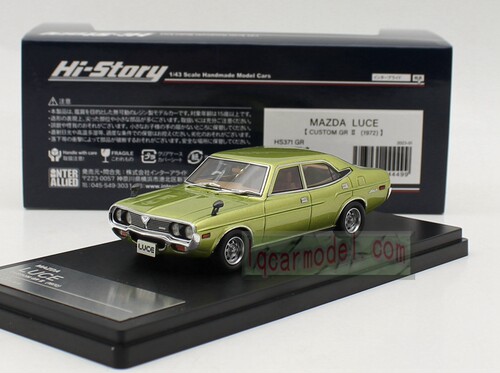 1:43 Hi Story 马自达MAZDA LUCE 1972树脂汽车模型绿色