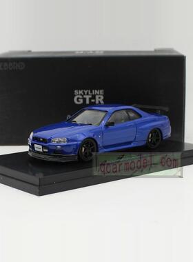 1:43 EBBRO 日产尼桑NISSAN R34 GT-R天际线合金汽车模型