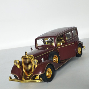 老爷车汽车模型派克合金车模溥仪专车龙车小汽车玩具