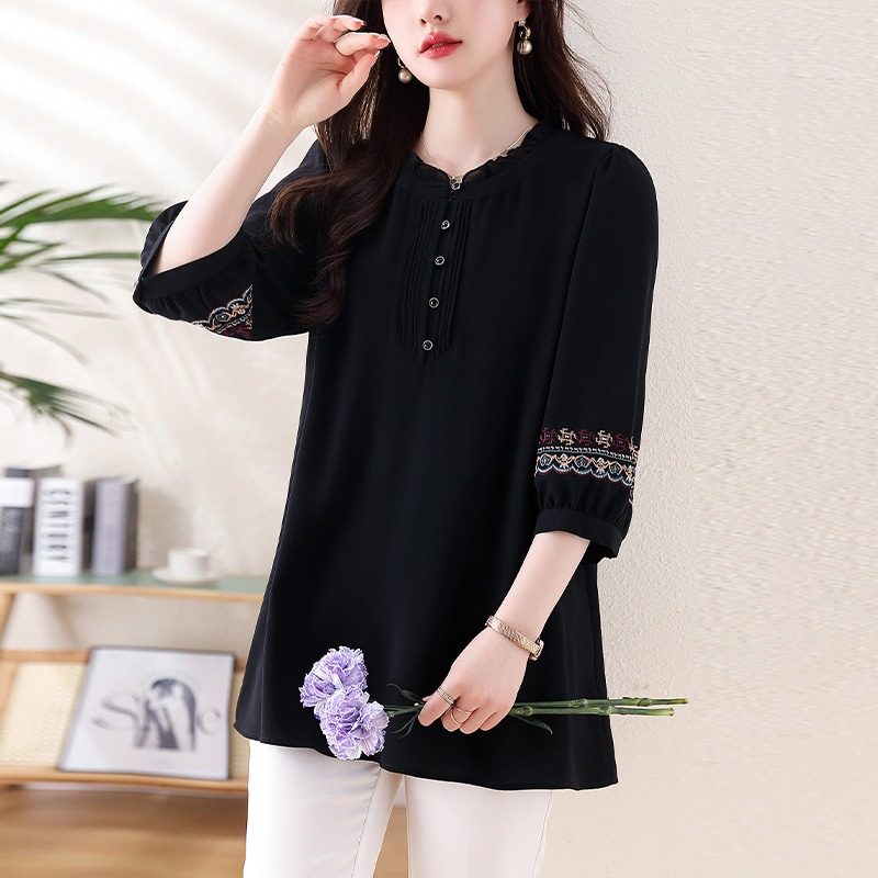 衬衣女款2024新款爆款夏秋