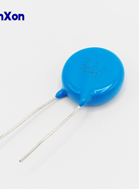 20KV 222K蓝色高压瓷片电容2200PF Y5T氩弧焊引弧电容