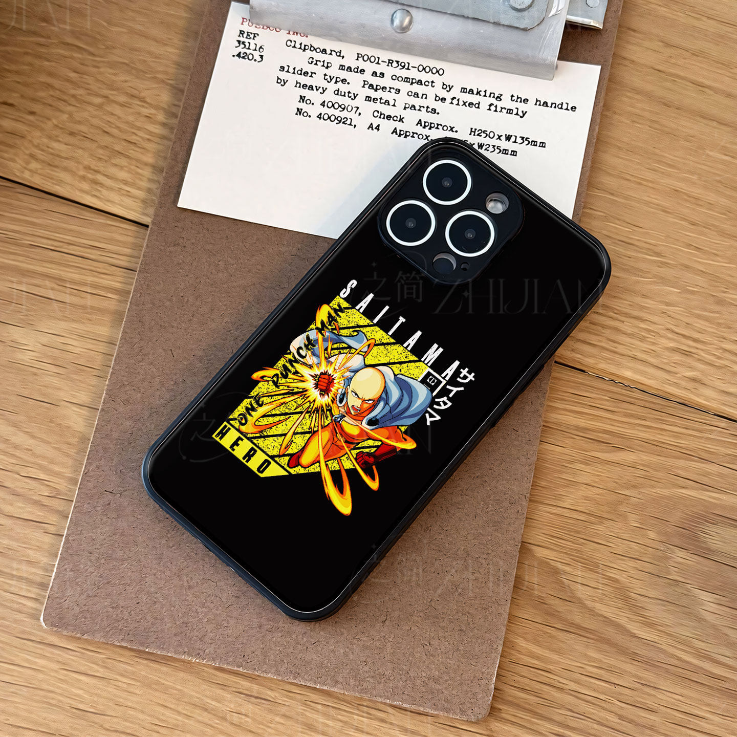 一拳超人埼玉磁吸磨砂黑框电镀玻璃手机壳适用苹果iphone17promax华为荣耀80PROMATE60PRO畅享90PLUS荣耀MAGI