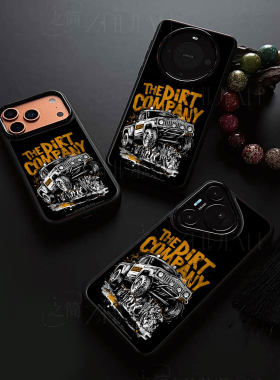 众人托举吉普磁吸磨砂黑框电镀玻璃手机壳适用苹果iphone17promax华为红米TURBO5MAX荣耀X60IMATE30PRO红米K8