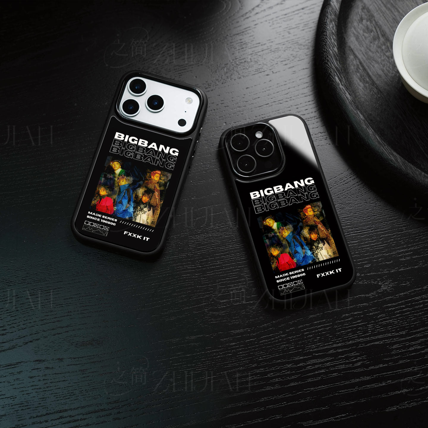BIGBANG磁吸磨砂黑框电镀玻璃手机壳适用苹果iphone17promax华为荣耀MAGIC5PRO红米K60至尊版OPPORENO6PROPLU
