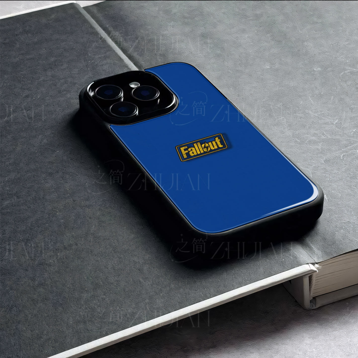 辐射游戏标识磁吸磨砂黑框电镀玻璃手机壳适用苹果iphone17promax华为畅享90PROMAXMATE60PROVIVOX300ULTRAOP