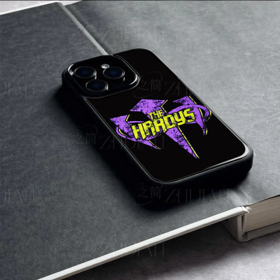 哈迪兄弟队徽磁吸磨砂黑框电镀玻璃手机壳适用苹果iphone17promax华为IQOOZ10TURBOVIVOY500PRONOVA14活力版1