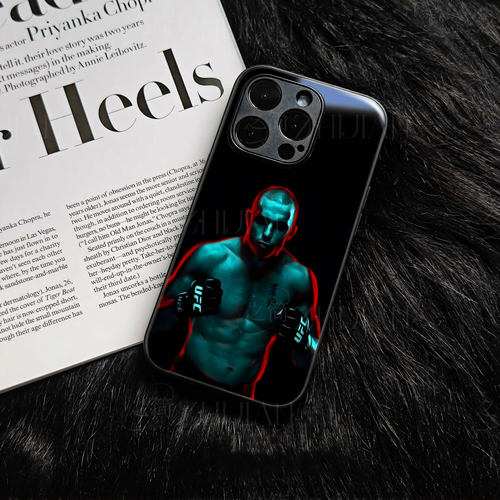 UFC格斗磁吸磨砂黑框电镀玻璃手机壳适用苹果iphone17promax华为OPPORENO9PROPLUSVIVOX200SVIVOX100SPRO畅享