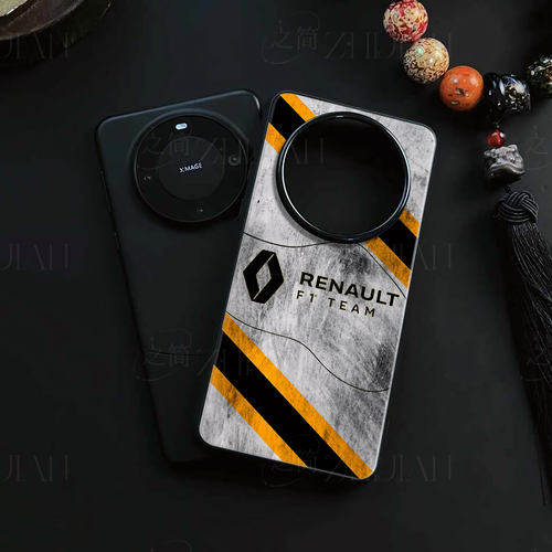 雷诺F1车队磁吸磨砂黑框电镀玻璃手机壳适用苹果iphone17promax华为NOVA14ULTRAIQOOZ9X荣耀MAGIC5PRO荣耀X50