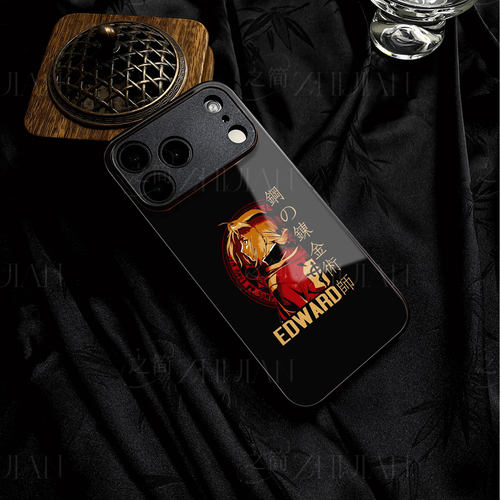 钢炼爱德华磁吸磨砂黑框电镀玻璃手机壳适用苹果iphone17promax华为荣耀400PRO荣耀60SE1加ACE5竞速版PURA80U
