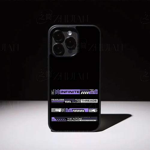 INFINITE潮磁吸磨砂黑框电镀玻璃手机壳适用苹果iphone17promax华为荣耀MAGIC4PRO荣耀X60I小米14PRONOVA9SE