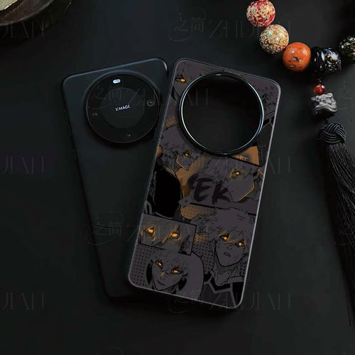 凯撒同人磁吸磨砂黑框电镀玻璃手机壳适用苹果iphone17promax华为红米TURBO31加121加ACE5竞速版PURA80ULTRA