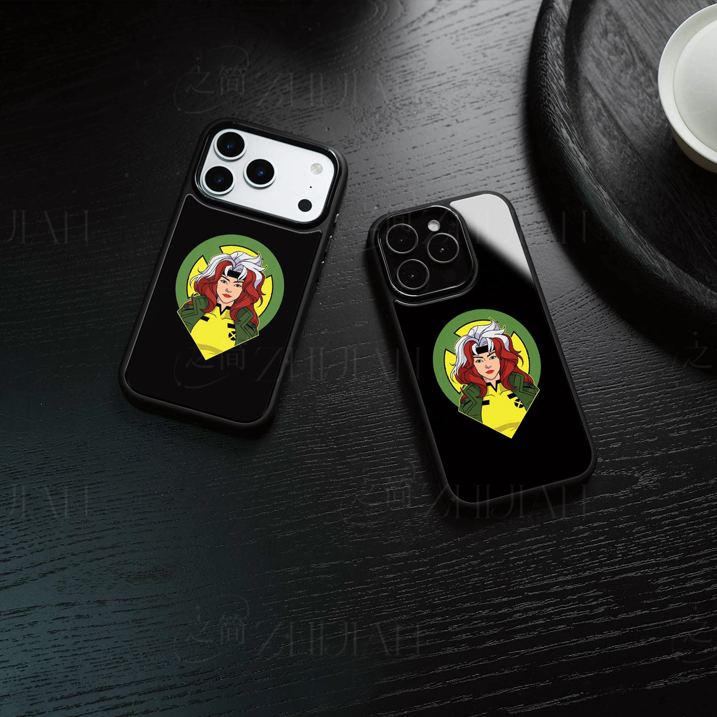 X战警罗刹女磁吸磨砂黑框电镀玻璃手机壳适用苹果iphone17promax华为红米K80至尊版红米K70至尊版VIVOS18EP60