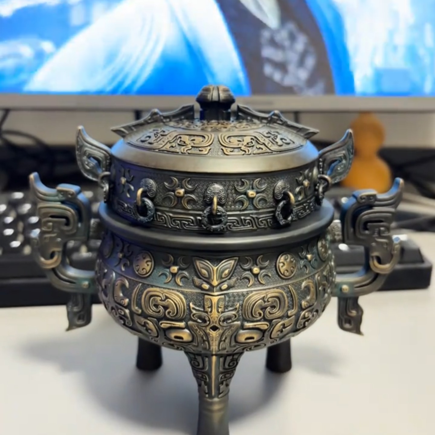 迷你黄铜虚天鼎乱星海秘宝周边