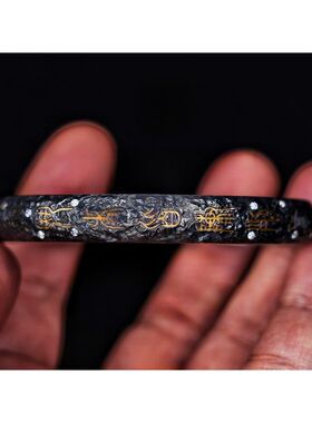 真言手镯 六甲秘祝真九字复古风做旧时尚原创手造个性送朋友礼物