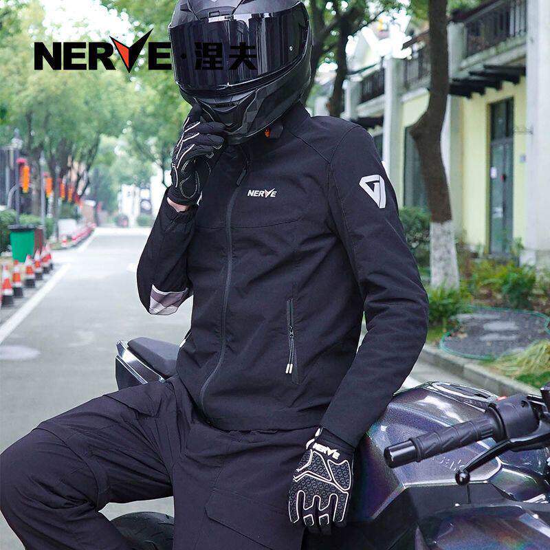 断码NERVE涅夫夏宙斯骑行男摩托车赛车服薄款夹克速干衣透气防摔