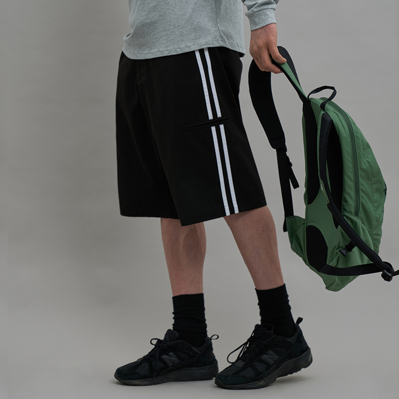 短裤休闲百搭条纹休闲