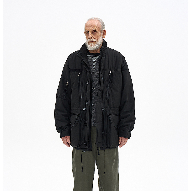 复古经典IECS绗缝保暖收腰夹克