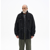 复古经典 宽松保暖抽绳收腰外套 PARTIMENTO IECS绗缝夹克 韩国正品