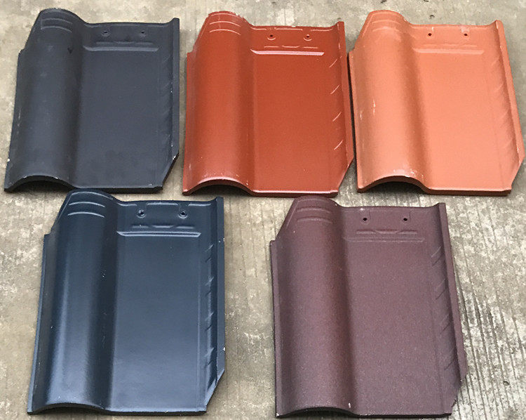 罗蔓瓦西班牙陶瓷瓦罗曼瓦全瓷西瓦砖波浪瓦连锁瓦屋顶别墅真瓦片