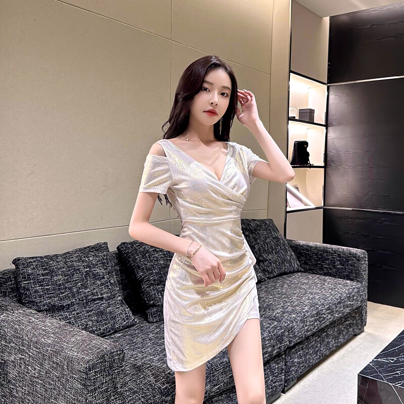 性感显瘦夜店会所服装美容师工衣酒店工作制服